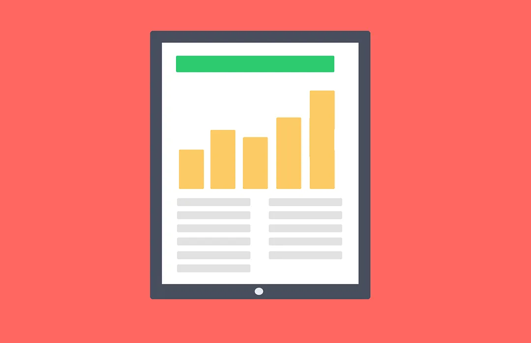 アクセス解析のグラフイメージ画像